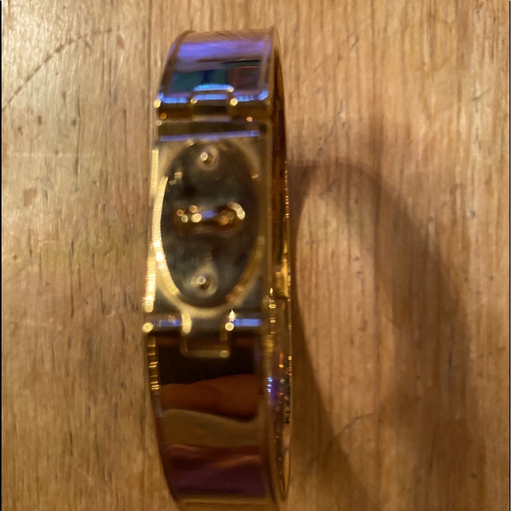 Fossil gold band bracelet